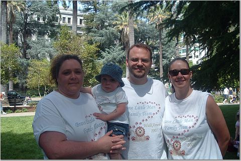 March of Dimes WalkAmerica, after a 6 mile walk.