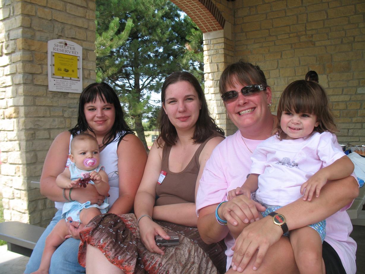 Sarah, Corin, Stephanie and Shelby