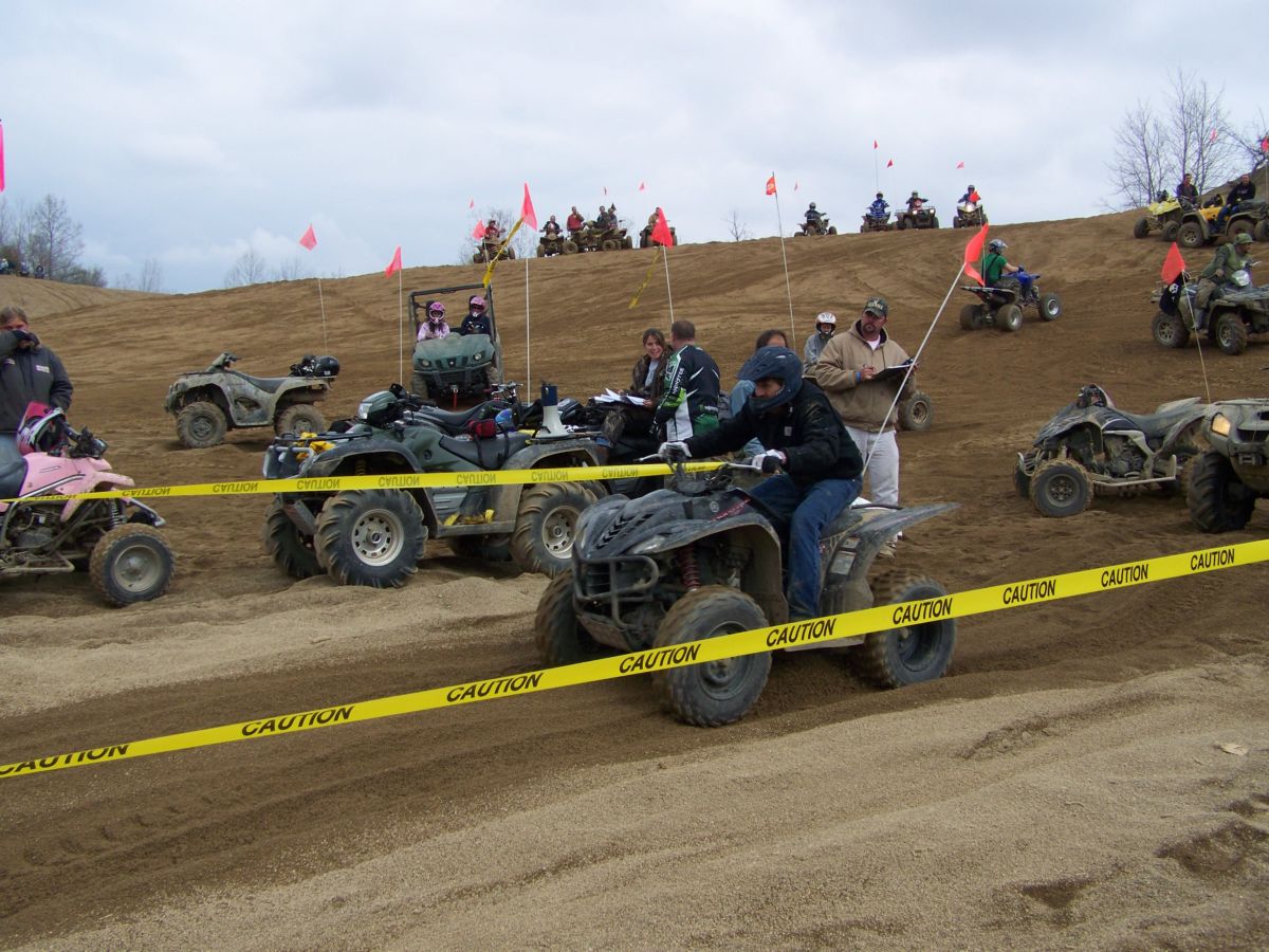 JOHNNY TAKING OFF - ON SAND HILL CLIMB