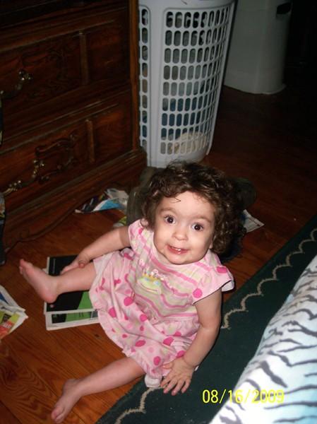 Sofia being her cute self...