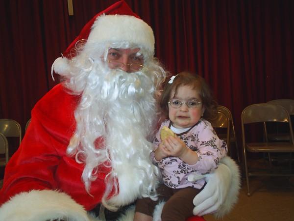 Visiting with Santa Claus