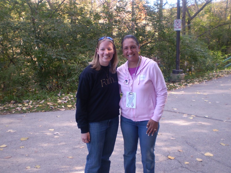 Me and Amy at U of M's "Walk to remember"