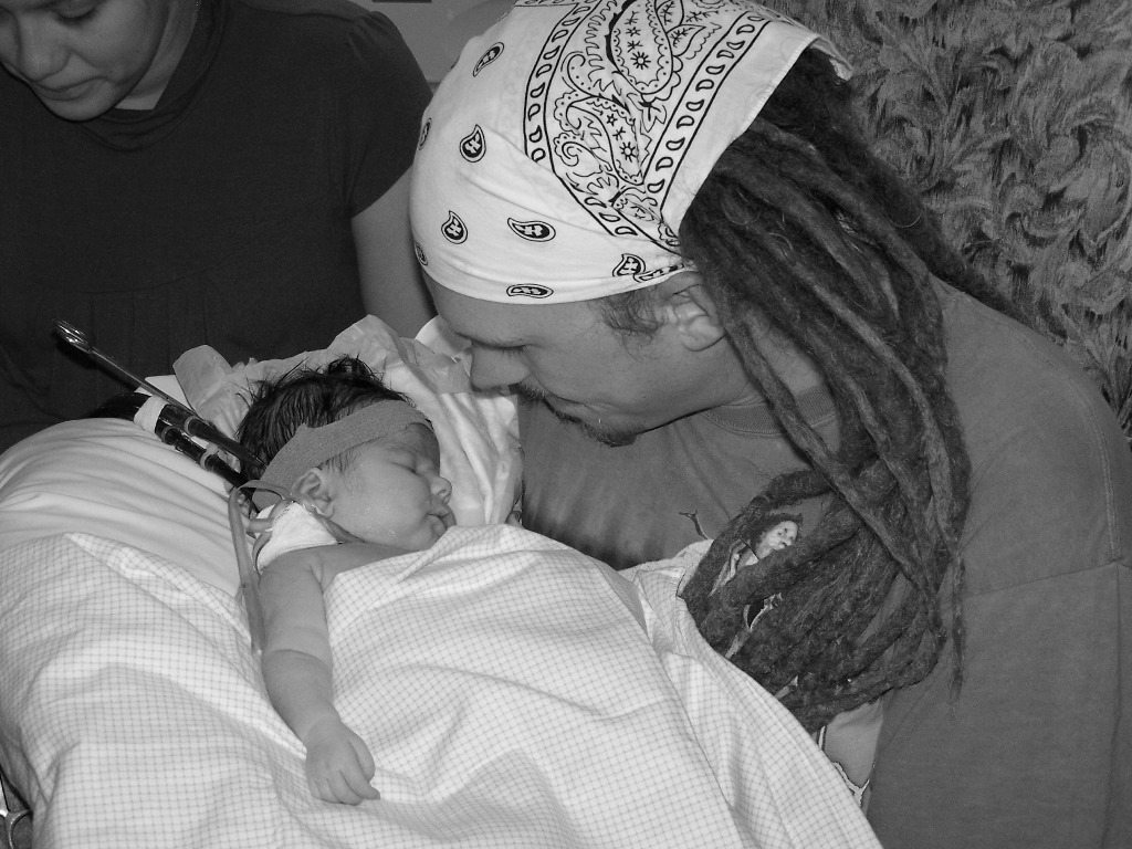 Marley & Daddy saying goodbye