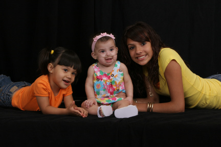 Kiyari with Daliah and cousin Ashley