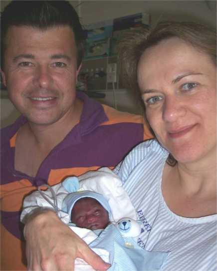 Noah Polacksa and parents