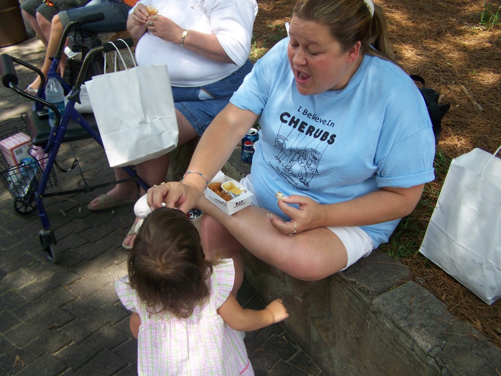 Barb feeding Shelby