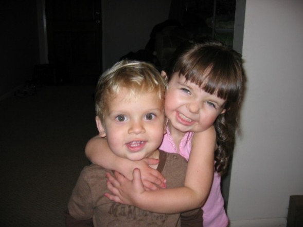 Arianna Gebow and brother