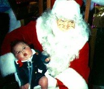 1993 - With Santa